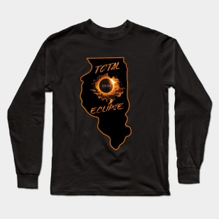 Total Eclipse 2024 Illinois Long Sleeve T-Shirt